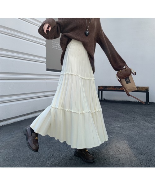 「Doula Doula」 フレアスカート FREE アイボリー レディース_画像5