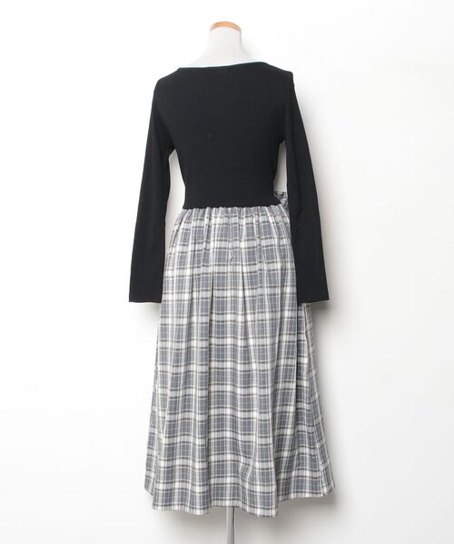 「PICCIN」 ドッキングワンピース M ブラック レディース_画像2