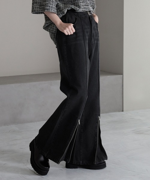 「cussil」 デニムパンツ M ダークグレー メンズ_画像2