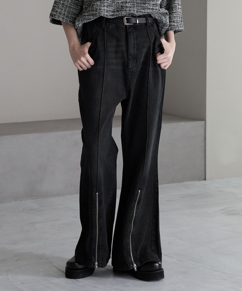 「cussil」 デニムパンツ M ダークグレー メンズ_画像7