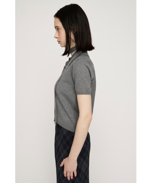 SLY(スライ) ポロシャツ ポロ HG KNIT POLO TOPS ハイゲージ SLY(スライ) ポロシャツ ポロ HG KNIT POLO TOPS ハイゲージ