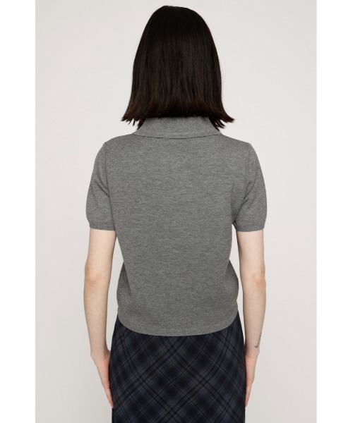SLY(スライ) ポロシャツ ポロ HG KNIT POLO TOPS ハイゲージ SLY(スライ) ポロシャツ ポロ HG KNIT POLO TOPS ハイゲージ