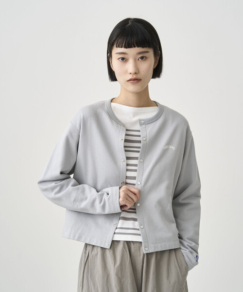 ORCIVAL/オーシバル　クルーネックカーディガン ORCIVAL(オーシバル/オーチバル) CREW NECK CARDIGAN クルーネック