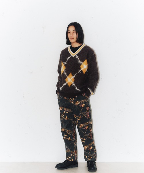 「FTW」 長袖ニット MEDIUM ネイビー メンズ_画像4