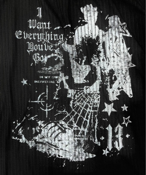 「XU」 「TheHands」長袖カットソー ONE SIZE ホワイト レディース_画像6