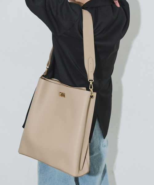 「Aunt Marie's」 2WAYバッグ FREE ベージュ レディース_画像3