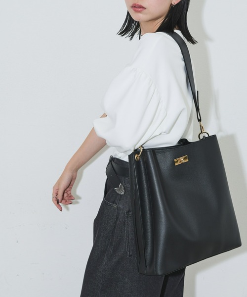 「Aunt Marie's」 2WAYバッグ FREE ベージュ レディース_画像9