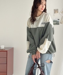 「Java」 長袖ブラウス X-LARGE オフホワイト レディースの画像4