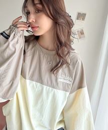 「Java」 長袖ブラウス X-LARGE オフホワイト レディースの画像7