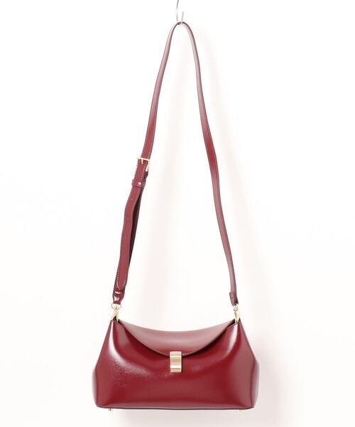 CHARLES & KEITH」 ハンドバッグ M バーガンディー レディース 【公式