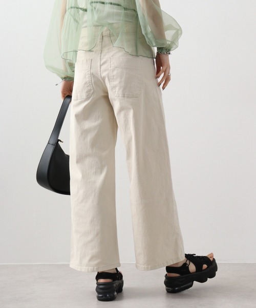 「atONE」 パンツ LL ベージュ レディース_画像3