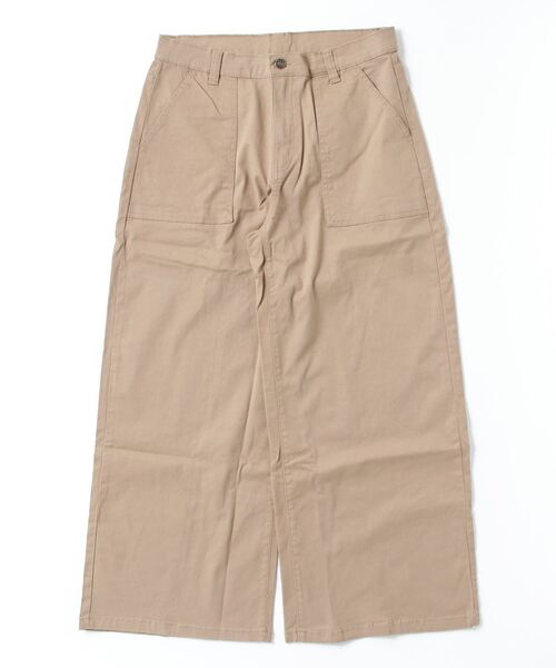 「atONE」 パンツ LL ベージュ レディース_画像5