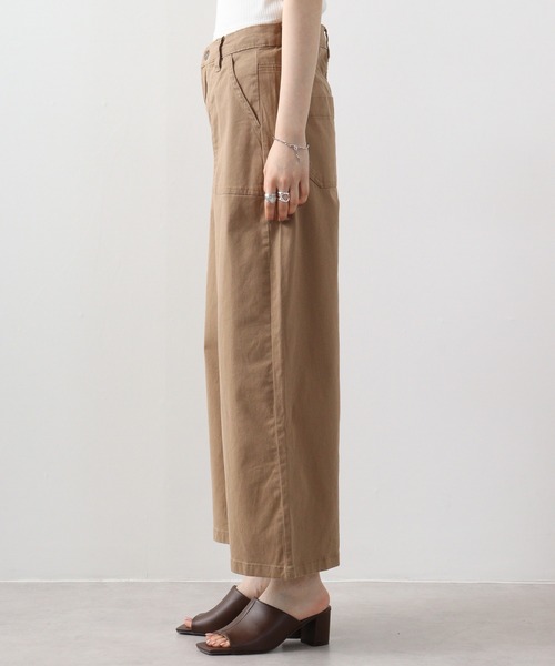 「atONE」 パンツ LL ベージュ レディース_画像7