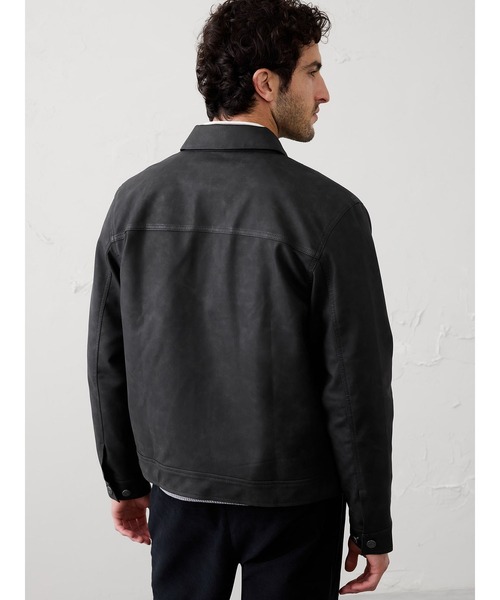 BANANA REPUBLIC ブラック ジャケット XL Banana Republic Men's Full-Zip Bomber Jacket| Black, XL - Walmart.com