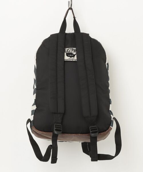「EASTPAK」 ボーダー柄リュック - グリーン レディース_画像2