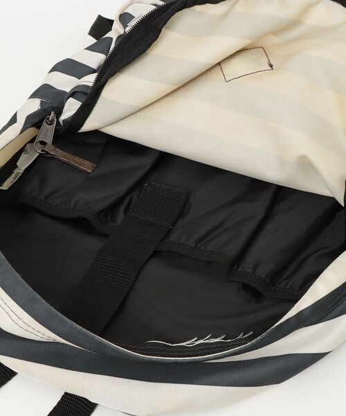 「EASTPAK」 ボーダー柄リュック - グリーン レディース_画像4