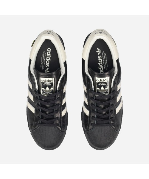 美品 adidas SUPERSTAR 82 23 黒 スニーカー D_028 adidas SUPERSTAR 82 CBLACK/FTWWHT/CBLACK （アディダス スーパー