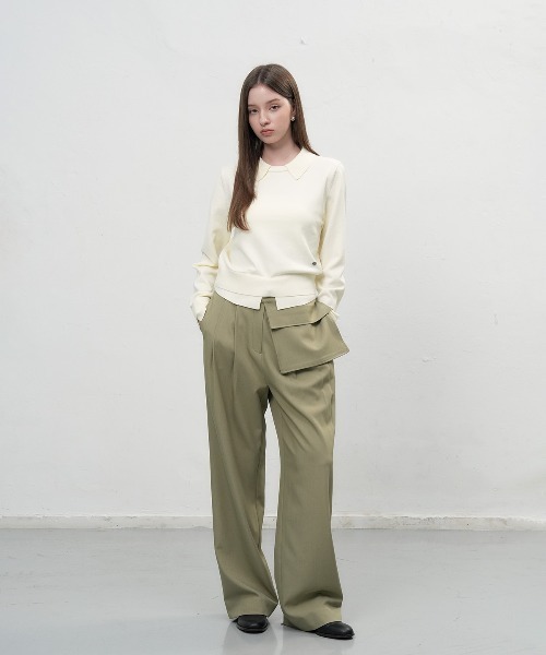 「GENERAL IDEA」 長袖ニット L グレー レディース_画像5