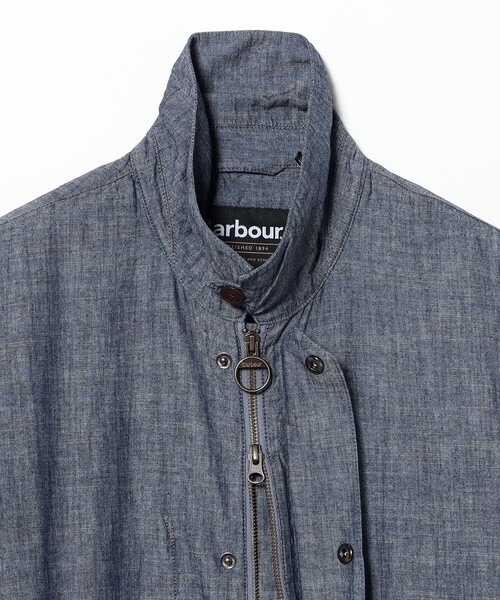ブルゾン アウター Barbour / Heritage+ MODIFIED WESTOE シャンブレー ジャケット メンズの画像