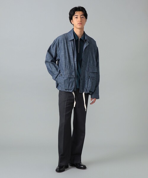 ブルゾン アウター Barbour / Heritage+ MODIFIED WESTOE シャンブレー ジャケット メンズの画像