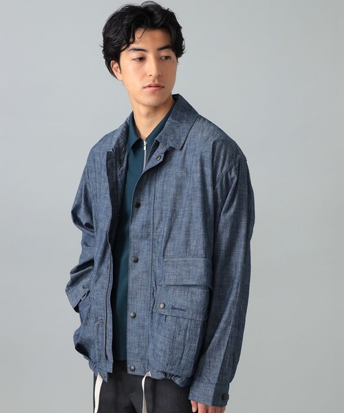 ブルゾン アウター Barbour / Heritage+ MODIFIED WESTOE シャンブレー ジャケット メンズの画像