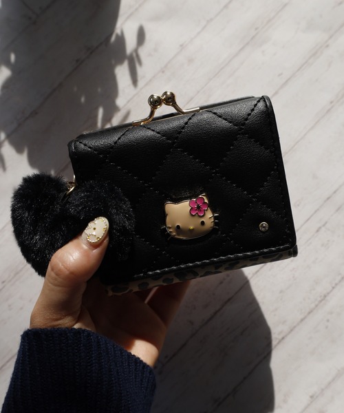 VALENTINO ヒョウ柄 ミニ財布ケース FUNALIVE（ファンアライブ） ミニ 財布 日焼けキティ合皮キルトヒョウ