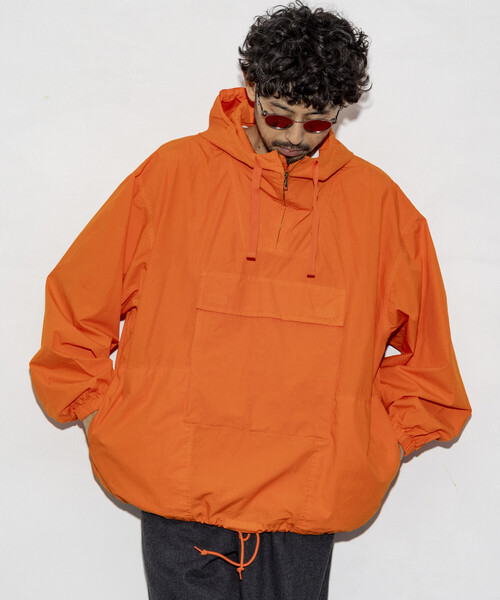 HINSON マウンテンパーカー MEDIUM オレンジ メンズ : ZOZOTOWN Yahoo