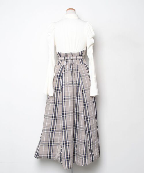 「dazzlin」 ドッキングワンピース MEDIUM アイボリー レディース_画像2