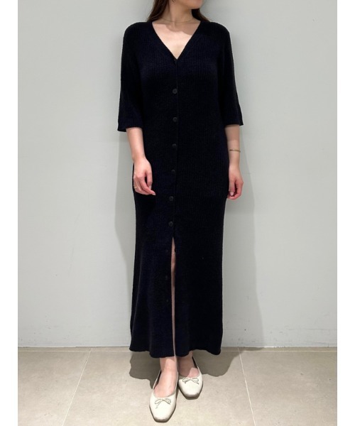 「gelato pique」 ニットカーディガン「joel robuchonコラボ」 ONE SIZE ブラック レディース_画像5