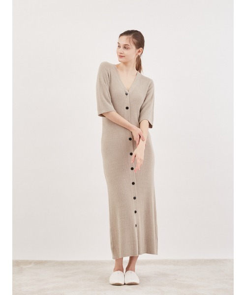 「gelato pique」 ニットカーディガン「joel robuchonコラボ」 ONE SIZE ブラック レディース_画像6
