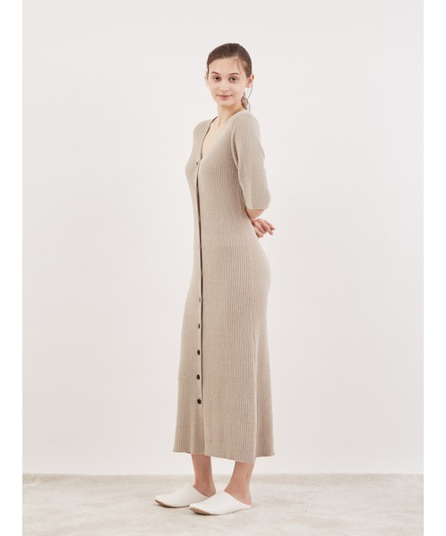 「gelato pique」 ニットカーディガン「joel robuchonコラボ」 ONE SIZE ブラック レディース_画像7