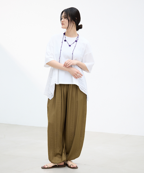 tシャツ AAYUSHI/アユーシ バックスカーフハーフスリーブトップス SGN08110 レディースの画像