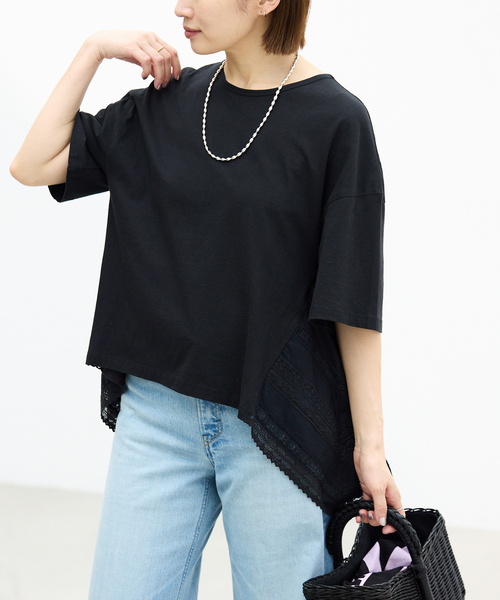 tシャツ AAYUSHI/アユーシ バックスカーフハーフスリーブトップス SGN08110 レディースの画像