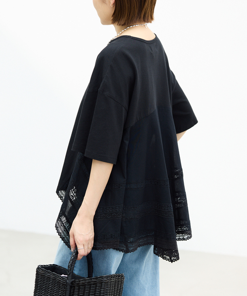tシャツ AAYUSHI/アユーシ バックスカーフハーフスリーブトップス SGN08110 レディースの画像