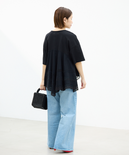 tシャツ AAYUSHI/アユーシ バックスカーフハーフスリーブトップス SGN08110 レディースの画像