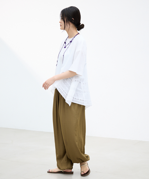 tシャツ AAYUSHI/アユーシ バックスカーフハーフスリーブトップス SGN08110 レディースの画像