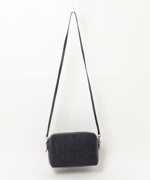 J&M DAVIDSON ネイビー ショルダーバッグ J&M Davidson（J＆Mデヴィッドソン） 」 ショルダーバッグ - ネイビー