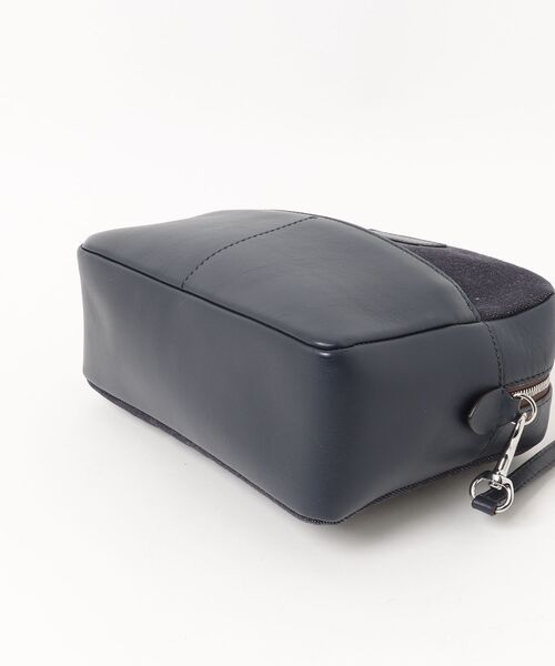 J&M DAVIDSON ネイビー ショルダーバッグ J&M Davidson（J＆Mデヴィッドソン） 」 ショルダーバッグ - ネイビー