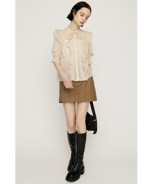 SLY SKIRT LIKE S/PT スカートライクショートパンツ SLY（スライ） スラックス パンツ SKIRT LIKE S/PT スカートライク