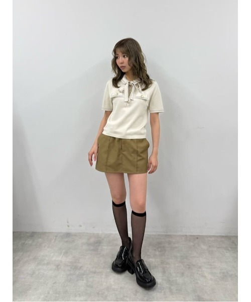 SLY（スライ） スラックス パンツ SKIRT LIKE S/PT スカートライク