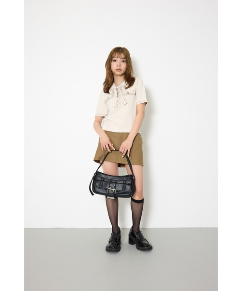 SLY（スライ） スラックス パンツ SKIRT LIKE S/PT スカートライク