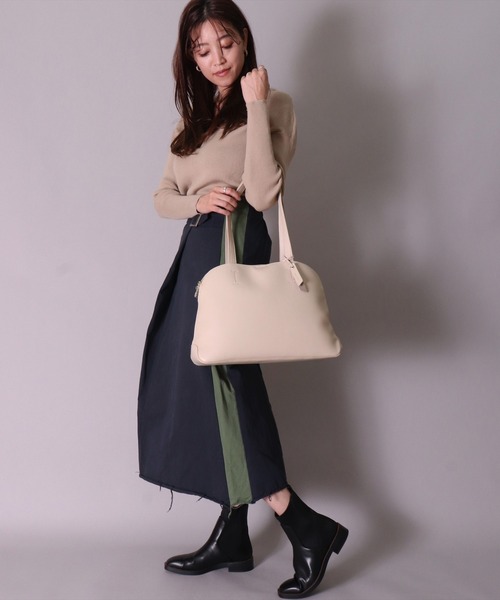 「Legato Largo」 トートバッグ ONE SIZE グレイッシュベージュ レディース_画像2