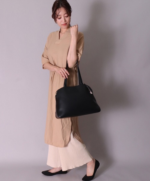 「Legato Largo」 トートバッグ ONE SIZE グレイッシュベージュ レディース_画像4