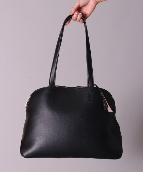 「Legato Largo」 トートバッグ ONE SIZE グレイッシュベージュ レディース_画像9