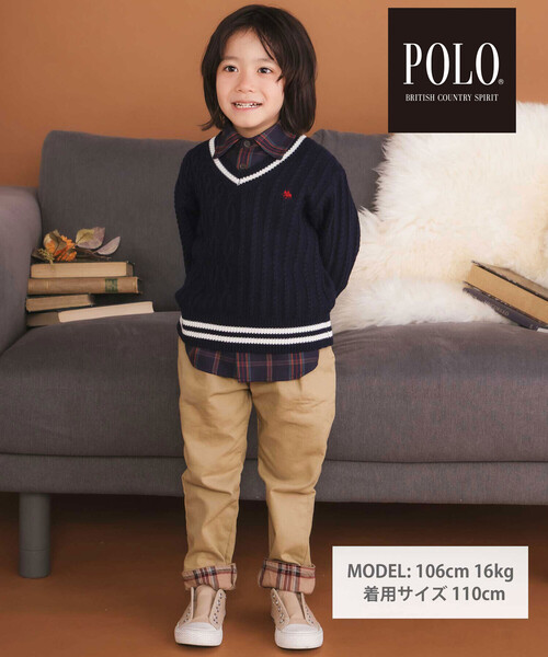 「SLAP SLIP」 「KIDS」長袖シャツ 120cm ベージュ系その他 キッズ_画像2