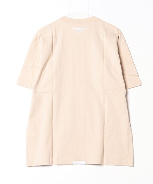 「AAPE BY A BATHING APE」 半袖Tシャツ LARGE ライトベージュ メンズ_画像5