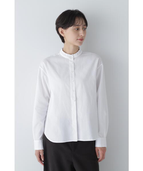 「human woman」 長袖ブラウス SMALL ホワイト レディース_画像6