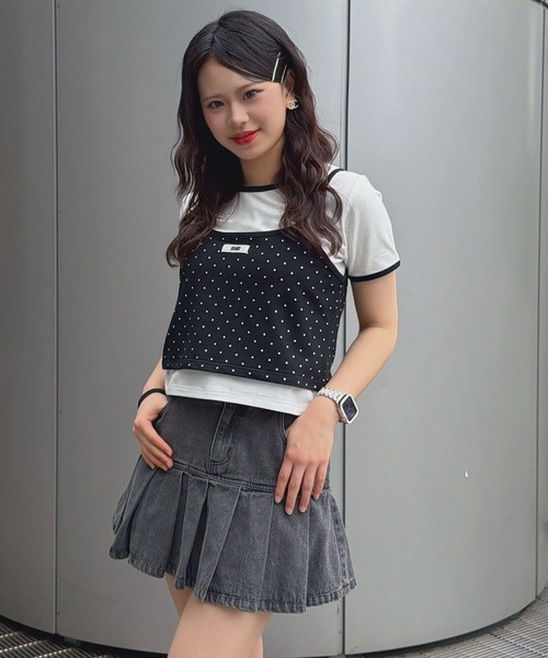 shrita（シュリータ） tシャツ 「2点セット」レイヤードセットTシャツ