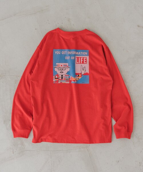 EDIFICE（エディフィス） 長袖Tシャツ「Savignacコラボ」 MEDIUM