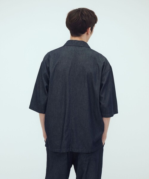 GALERIE VIE（ギャルリー ヴィー） シャツ 半袖 コットンダンガリー